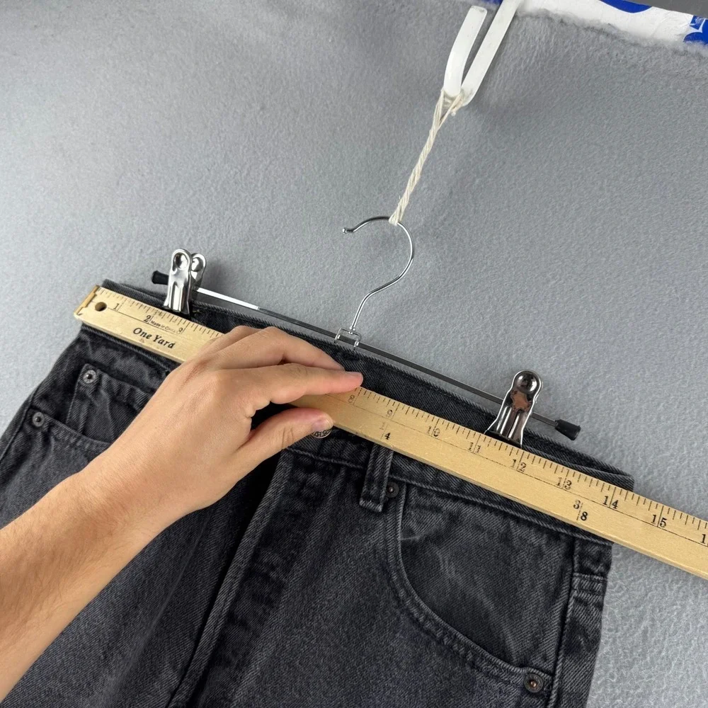 Vintage Levis Jeans Mens 29x32 (Fits 28x30) Black‎ 501 Straight 90s Made in USA